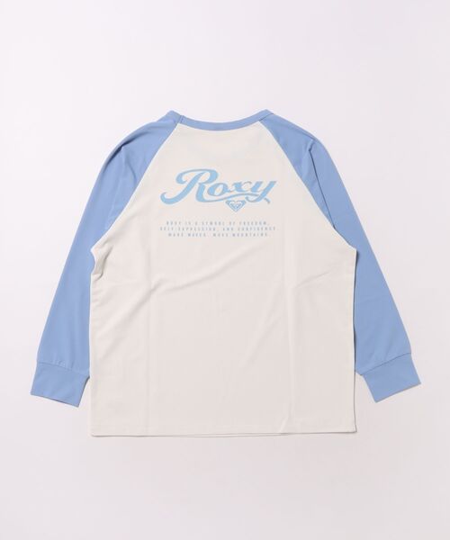 ROXY（ロキシー）の「ROXY キッズ MINI SOLSHADE L/S 長袖ラッシュガード 【2026年春夏モデル】（ラッシュガード・キッズ・ミント/ブラック/オフホワイト・150/130/140）」の5枚目の写真