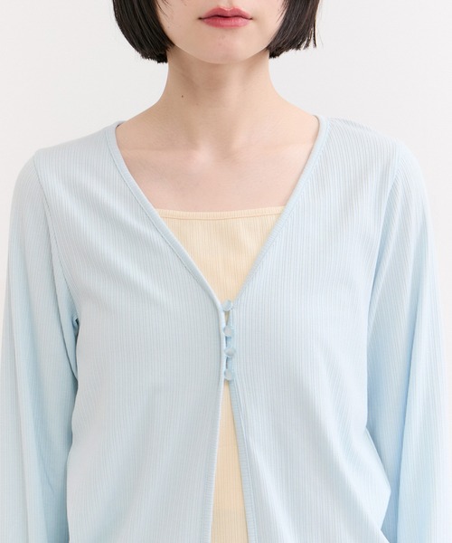 le cercle ADAM ET ROPE'(ルセルクルアダムエロペ)の「レイヤード風トップス(Tシャツ/カットソー・レディース・ブラック/サックスブルー/ブラウン系その他3・FREE)」の16枚目の写真