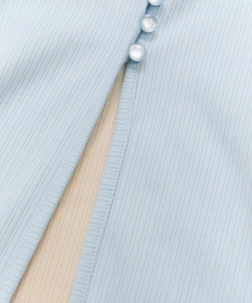 le cercle ADAM ET ROPE'(ルセルクルアダムエロペ)の「レイヤード風トップス(Tシャツ/カットソー・レディース・ブラック/サックスブルー/ブラウン系その他3・FREE)」の21枚目の写真