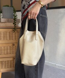 Thevon | シンセティックレザーミニバッグ(トートバッグ)