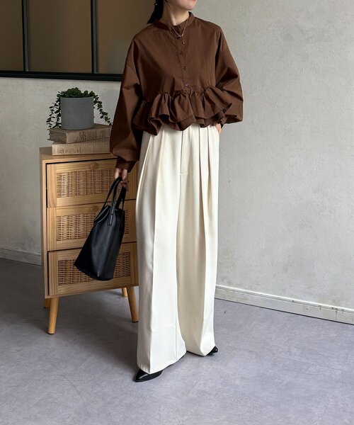 Thevon（ゼボン）の「シンセティックレザーミニバッグ（トートバッグ・レディース・ゴールド/ブラウン/ブラック・FREE）」の5枚目の写真