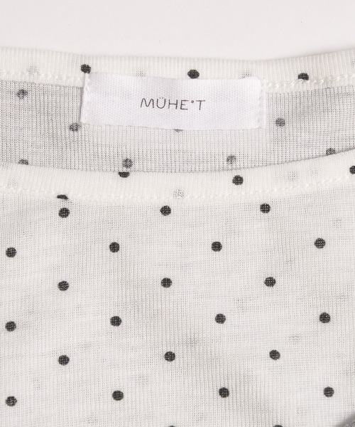 MUHET(ミュエータ)の「【set item】sheer layered long t-shirt & tank top / シアータンク&ロンTセット(Tシャツ/カットソー・レディース・ブラウン/ネイビー/チャコールグレー/杢グレー・FREE)」の16枚目の写真
