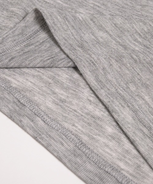 MUHET(ミュエータ)の「【set item】sheer layered long t-shirt & tank top / シアータンク&ロンTセット(Tシャツ/カットソー・レディース・ブラウン/ネイビー/チャコールグレー/杢グレー・FREE)」の14枚目の写真