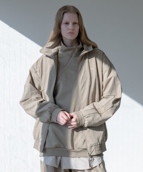 PUMA（プーマ）の「T7 TRACK BLOUSON MENS（ブルゾン・メンズ・グリーン系その他/ベージュ系その他/ブラウン系その他/ブラック・M/L/S）」の5枚目の写真