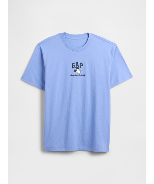 GAP(ギャップ)の「Gap × ディズニー エブリディ ソフト リラックスフィット GAPロゴTシャツ(Tシャツ/カットソー・メンズ・ベージュ/ブラック/ライトブルー・XS/S/M/L/XL)」の7枚目の写真