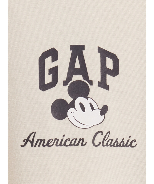 GAP(ギャップ)の「Gap × ディズニー エブリディ ソフト リラックスフィット GAPロゴTシャツ(Tシャツ/カットソー・メンズ・ベージュ/ブラック/ライトブルー・XS/S/M/L/XL)」の5枚目の写真
