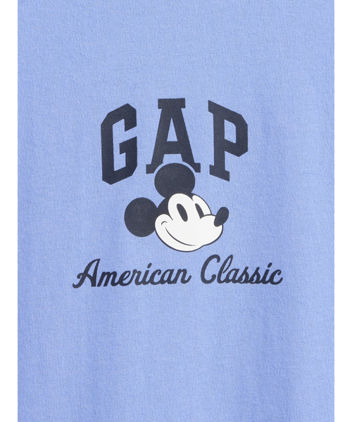 GAP(ギャップ)の「Gap × ディズニー エブリディ ソフト リラックスフィット GAPロゴTシャツ(Tシャツ/カットソー・メンズ・ベージュ/ブラック/ライトブルー・XS/S/M/L/XL)」の4枚目の写真