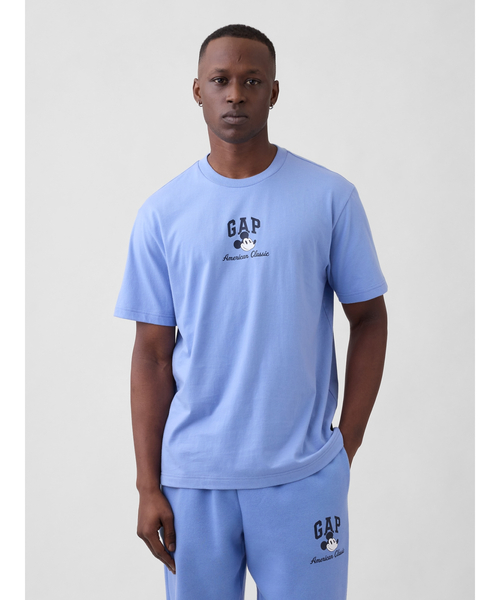 GAP(ギャップ)の「Gap × ディズニー エブリディ ソフト リラックスフィット GAPロゴTシャツ(Tシャツ/カットソー・メンズ・ベージュ/ブラック/ライトブルー・XS/S/M/L/XL)」の19枚目の写真