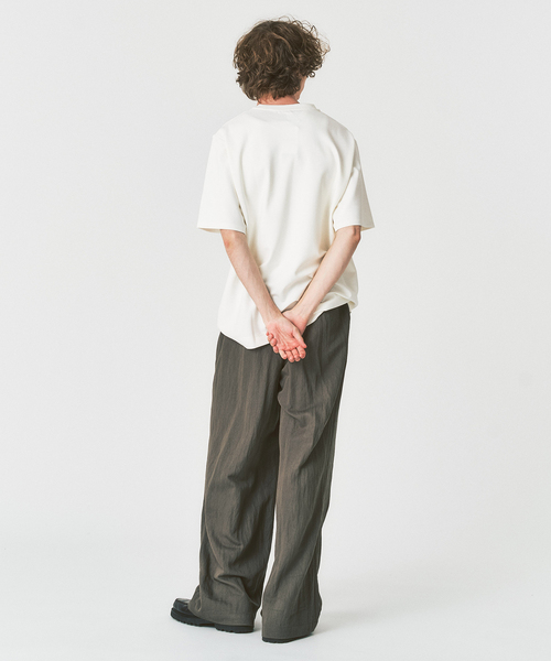 417 EDIFICE（フォーワンセブンエディフィス）の「JAPONCH / ポンチクルーネックTee（Tシャツ/カットソー・メンズ・グレー/ブラック系その他/ブラック/ベージュ/グリーン/ホワイト・MEDIUM/SMALL/X-LARGE/LARGE）」の17枚目の写真