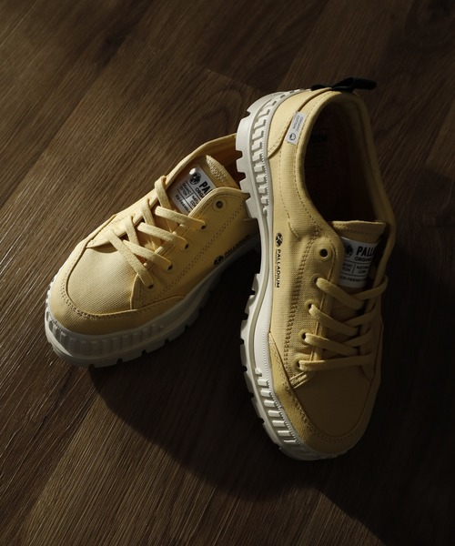 PALLADIUM（パラディウム）の「PALLASHOCK LO ORG 2 スニーカー（スニーカー・レディース・ブルーグレー/イエロー系その他/カーキ系/チャコール・26.5cm/26cm/25.5cm/25cm/24.5cm/24cm/23.5cm/23cm/29cm/28cm/27.5cm/27cm/22.5cm）」の6枚目の写真