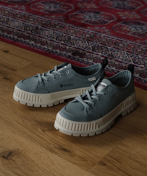 PALLADIUM（パラディウム）の「PALLASHOCK LO ORG 2 スニーカー（スニーカー・レディース・ブルーグレー/イエロー系その他/カーキ系/チャコール・26.5cm/26cm/25.5cm/25cm/24.5cm/24cm/23.5cm/23cm/29cm/28cm/27.5cm/27cm/22.5cm）」の7枚目の写真