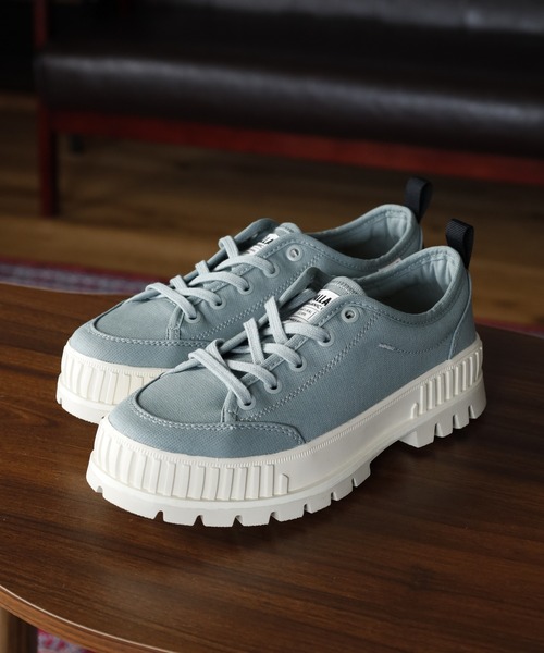 PALLADIUM（パラディウム）の「PALLASHOCK LO ORG 2 スニーカー（スニーカー・レディース・ブルーグレー/イエロー系その他/カーキ系/チャコール・26.5cm/26cm/25.5cm/25cm/24.5cm/24cm/23.5cm/23cm/29cm/28cm/27.5cm/27cm/22.5cm）」の8枚目の写真