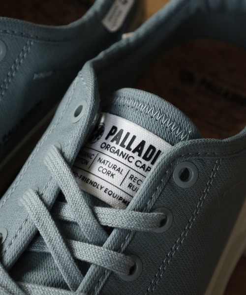 PALLADIUM（パラディウム）の「PALLASHOCK LO ORG 2 スニーカー（スニーカー・レディース・ブルーグレー/イエロー系その他/カーキ系/チャコール・26.5cm/26cm/25.5cm/25cm/24.5cm/24cm/23.5cm/23cm/29cm/28cm/27.5cm/27cm/22.5cm）」の10枚目の写真