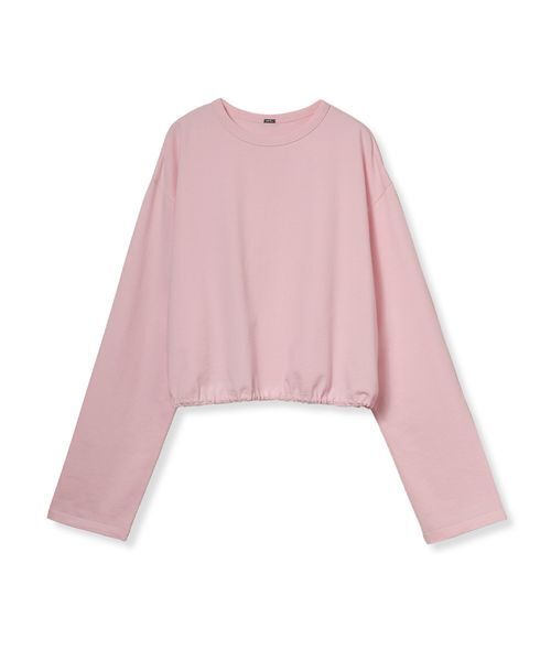 ショート丈ドロストロングTシャツ（Tシャツ/カットソー）｜Mila Owen