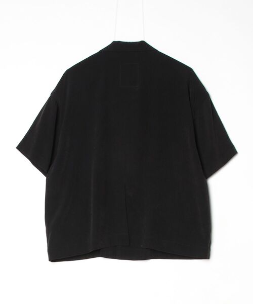 ROBES&CONFECTIONS(ローブスコンフェクションズ)の「Robes&Confections/ローブス&コンフェクションズ/ワッシャートリアセテートH SH F(シャツ/ブラウス・レディース・ブラック・1)」の2枚目の写真