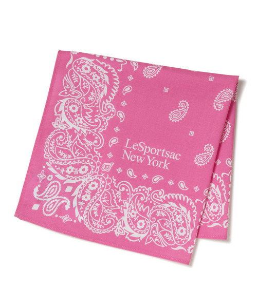 LeSportsac(レスポートサック)の「オリジナルバンダナ(その他小物・レディース・ブルー/ホワイト/ピンク/ネイビー・FREE)」の4枚目の写真
