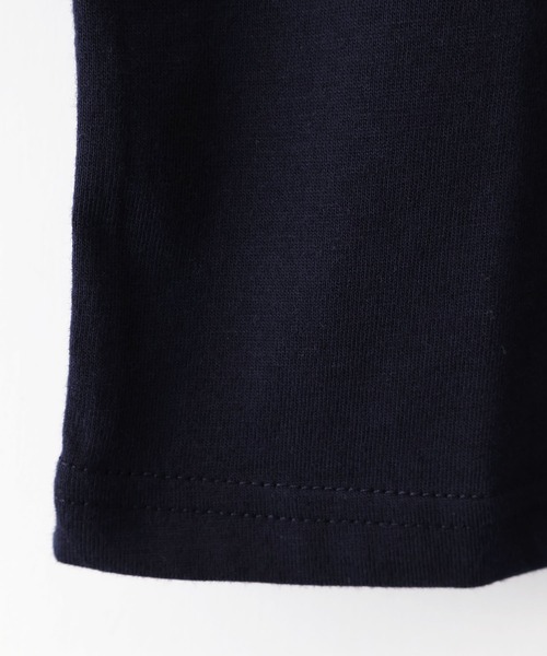 SpRay(スプレイ)の「着回し力抜群の定番カジュアルT/USA刺繍ロゴTシャツ(Tシャツ/カットソー・レディース・スミクロ/オフホワイト/ネイビー・FREE)」の9枚目の写真