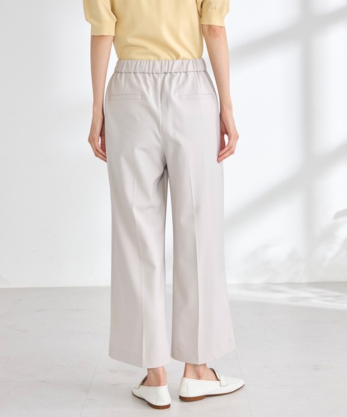 GALLORIA(ギャローリア)の「【キレメクパンツ】2WAYストレッチ・接触冷感 ワイドパンツ(その他パンツ・レディース・ライトグレー/ライトベージュ/ネイビー・L/LL/M/S)」の7枚目の写真
