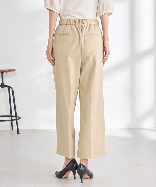 GALLORIA(ギャローリア)の「【キレメクパンツ】2WAYストレッチ・接触冷感 ワイドパンツ(その他パンツ・レディース・ライトグレー/ライトベージュ/ネイビー・L/LL/M/S)」の14枚目の写真