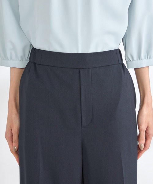 GALLORIA(ギャローリア)の「【キレメクパンツ】2WAYストレッチ・接触冷感 ワイドパンツ(その他パンツ・レディース・ライトグレー/ライトベージュ/ネイビー・L/LL/M/S)」の10枚目の写真