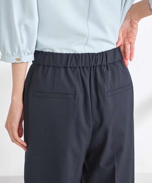GALLORIA(ギャローリア)の「【キレメクパンツ】2WAYストレッチ・接触冷感 ワイドパンツ(その他パンツ・レディース・ライトグレー/ライトベージュ/ネイビー・L/LL/M/S)」の9枚目の写真