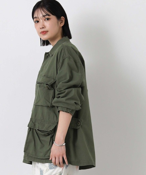 ROTHCO（ロスコ）の「ロスコＢＤＵシャツジャケット（その他アウター・レディース・カーキ・FREE）」の8枚目の写真