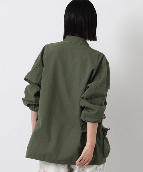 ROTHCO（ロスコ）の「ロスコＢＤＵシャツジャケット（その他アウター・レディース・カーキ・FREE）」の9枚目の写真