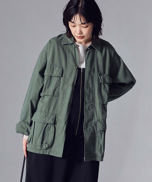 ROTHCO（ロスコ）の「ロスコＢＤＵシャツジャケット（その他アウター・レディース・カーキ・FREE）」の16枚目の写真