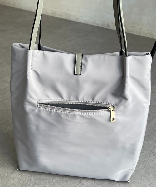 un dix cors（アンディコール）の「ナイロントート（トートバッグ・レディース・ブラック/グレー/ブラウン・FREE）」の7枚目の写真