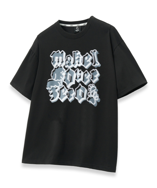 MOZMOZ(モズモズ)の「パピフィット オーバーサイズ 半袖Tシャツ ブラック(Tシャツ/カットソー・レディース・その他・1/2/3)」の2枚目の写真