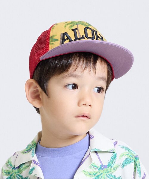 F.O.KIDS（エフオーキッズ）の「メッシュロゴキャップ（キャップ・キッズ・キナリ/イエロー/ブラウン/ブルー・54/50/58）」の4枚目の写真