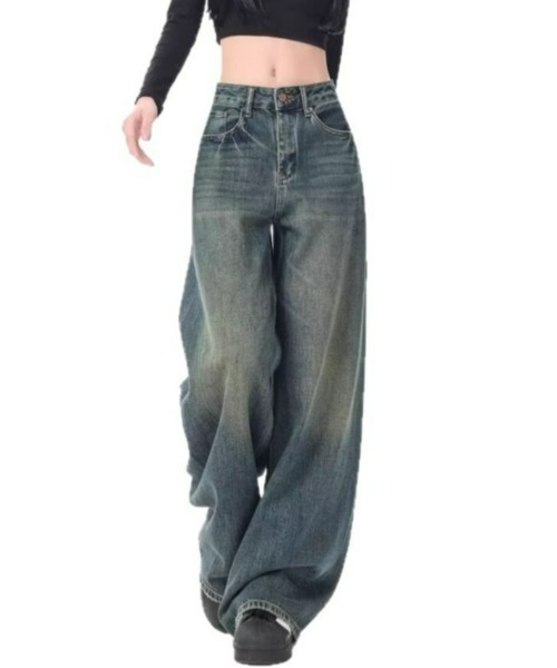 REBALANCE(リバランス)の「レトロウォッシュデニムパンツ(デニムパンツ・レディース・A・X-LARGE/LARGE/MEDIUM)」の3枚目の写真