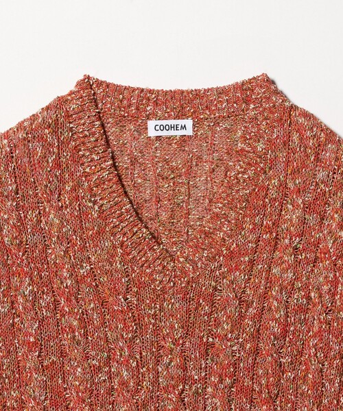 Coohem（コーヘン）の「＜COOHEM＞ VEST/ベスト（ベスト・メンズ・オレンジ/ライトブルー・L/M）」の4枚目の写真