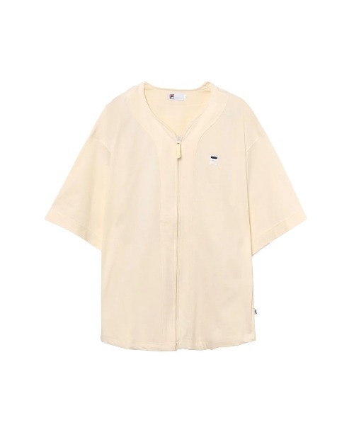 FILA（フィラ）の「S/S NO-COLLAR SHIRT（その他トップス・レディース・ネイビー/ブラック/アイボリー・XL/L/M/S）」の4枚目の写真