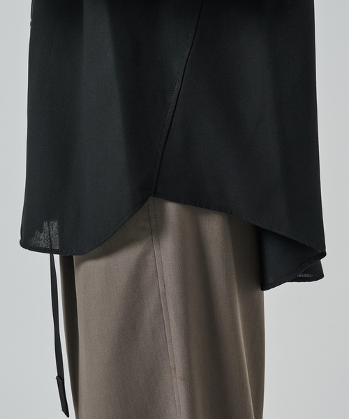 UJOH（ウジョー）の「【UJOH HOMME】別注 Full Open Shirt（シャツ/ブラウス・メンズ・グレー/ブラック・4/5）」の3枚目の写真