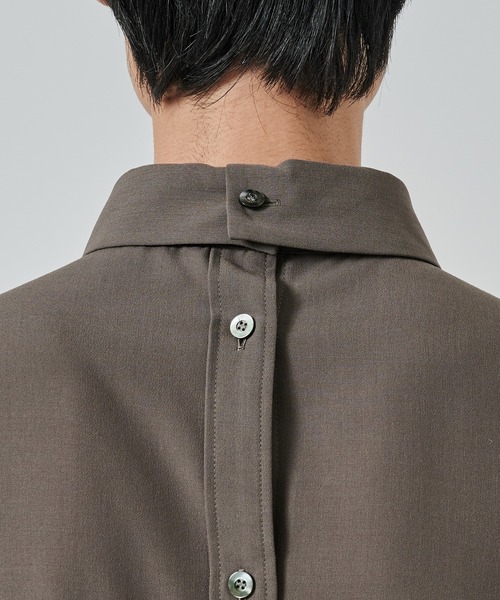 UJOH（ウジョー）の「【UJOH HOMME】別注 Full Open Shirt（シャツ/ブラウス・メンズ・グレー/ブラック・4/5）」の19枚目の写真