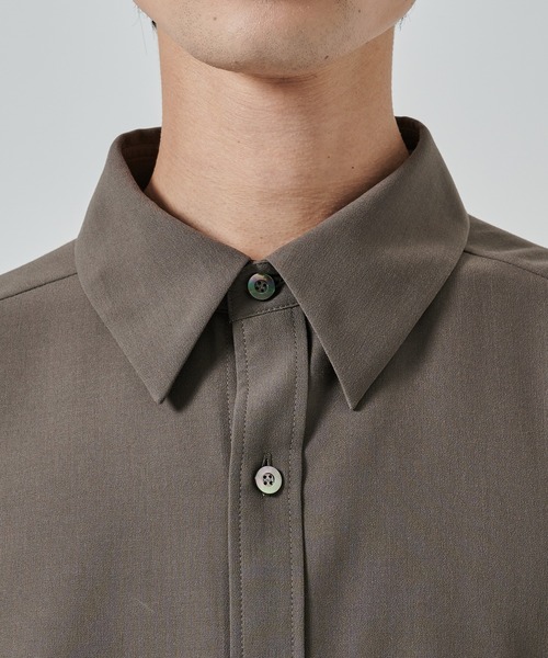 UJOH（ウジョー）の「【UJOH HOMME】別注 Full Open Shirt（シャツ/ブラウス・メンズ・グレー/ブラック・4/5）」の15枚目の写真