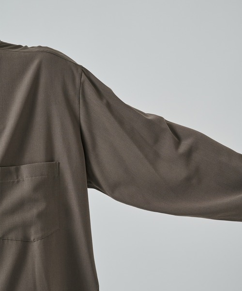 UJOH（ウジョー）の「【UJOH HOMME】別注 Full Open Shirt（シャツ/ブラウス・メンズ・グレー/ブラック・4/5）」の13枚目の写真