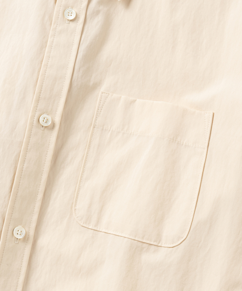 NONBLANK(ノンブランク)の「ソフトクランチCNクロップLSシャツ_PALE YELLOW(シャツ/ブラウス・メンズ・イエロー・MEDIUM/LARGE/X-LARGE/SMALL)」の5枚目の写真