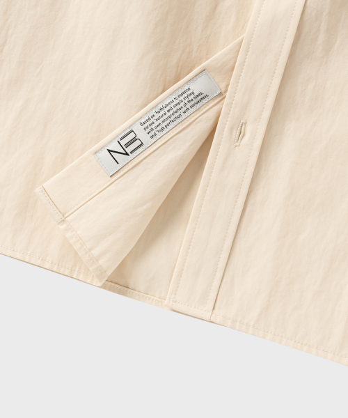 NONBLANK(ノンブランク)の「ソフトクランチCNクロップLSシャツ_PALE YELLOW(シャツ/ブラウス・メンズ・イエロー・MEDIUM/LARGE/X-LARGE/SMALL)」の9枚目の写真
