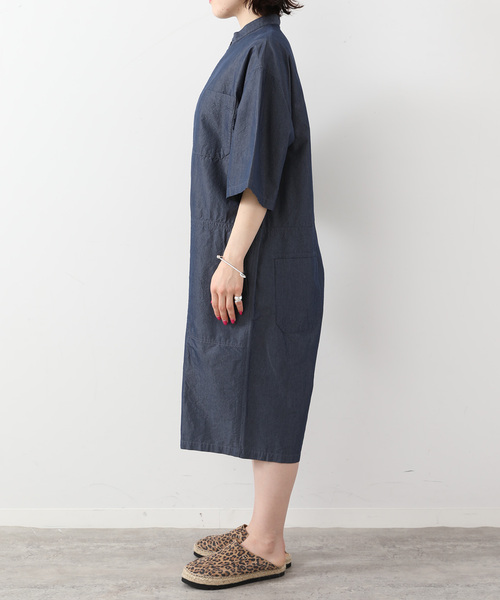 JOURNAL STANDARD LUXE(ジャーナルスタンダード ラックス)の「C/Cuタイプスタンドカラーハーフオールインワン(つなぎ/オールインワン・レディース・ブラウン系その他/ネイビー・FREE)」の13枚目の写真