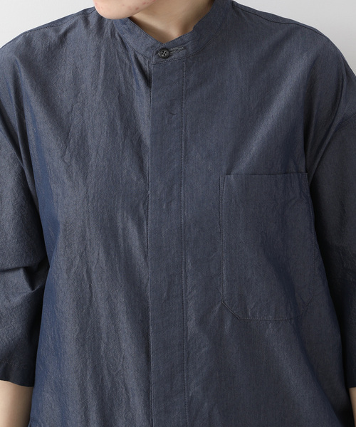 JOURNAL STANDARD LUXE(ジャーナルスタンダード ラックス)の「C/Cuタイプスタンドカラーハーフオールインワン(つなぎ/オールインワン・レディース・ブラウン系その他/ネイビー・FREE)」の15枚目の写真