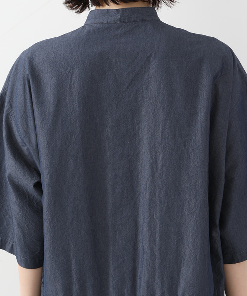 JOURNAL STANDARD LUXE(ジャーナルスタンダード ラックス)の「C/Cuタイプスタンドカラーハーフオールインワン(つなぎ/オールインワン・レディース・ブラウン系その他/ネイビー・FREE)」の16枚目の写真
