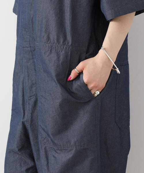 JOURNAL STANDARD LUXE(ジャーナルスタンダード ラックス)の「C/Cuタイプスタンドカラーハーフオールインワン(つなぎ/オールインワン・レディース・ブラウン系その他/ネイビー・FREE)」の21枚目の写真
