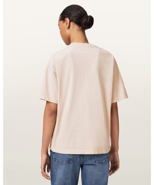 ALLSAINTS（オールセインツ）の「INSIGNIA OVERSIZED ETTA T-SHIRT | INSIGNIA オーバーサイズ ETTA Tシャツ（Tシャツ/カットソー・レディース・ピンク系その他・XS/S/M）」の7枚目の写真