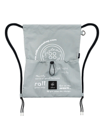 MILK WAVE（ミルクウェーブ）の「レイヤードプリントシャーリングストリングバックパック[グレー]（バックパック/リュック）」