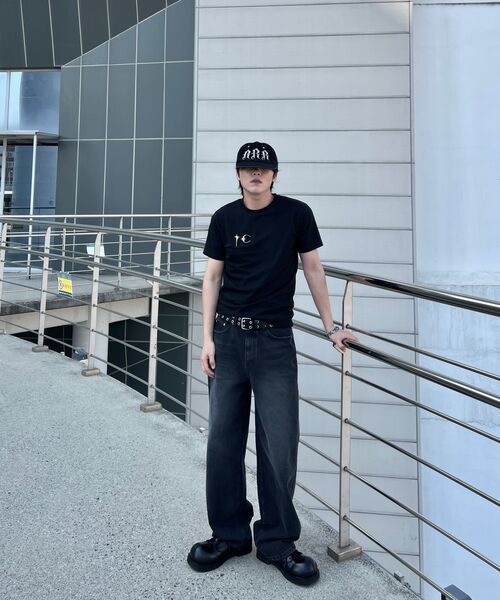 FREEMARIO（フリーマリオ）の「サンスポットデニムパンツ[ブラック]（デニムパンツ・レディース・ブラック・MEDIUM/LARGE）」の5枚目の写真