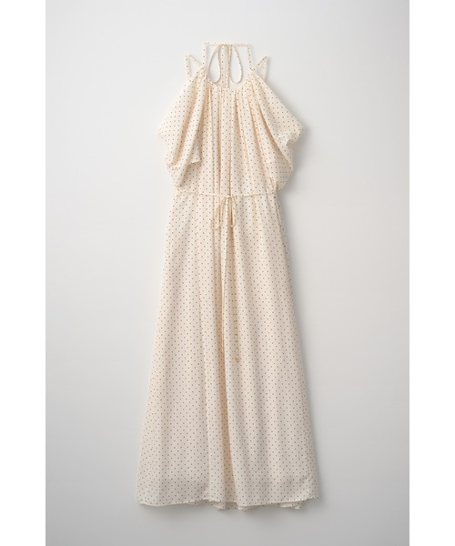 Estella.K(エステラケー)の「【Audire×Estella.K】After hours halter-neck dress/コールドショルダードレス(Audireコラボ)(ワンピース・レディース・グレー系その他/ブラック/ドット・FREE)」の7枚目の写真