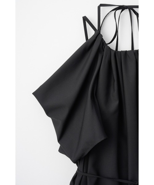 Estella.K(エステラケー)の「【Audire×Estella.K】After hours halter-neck dress/コールドショルダードレス(Audireコラボ)(ワンピース・レディース・グレー系その他/ブラック/ドット・FREE)」の19枚目の写真
