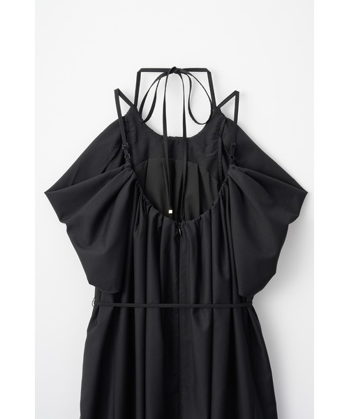 Estella.K(エステラケー)の「【Audire×Estella.K】After hours halter-neck dress/コールドショルダードレス(Audireコラボ)(ワンピース・レディース・グレー系その他/ブラック/ドット・FREE)」の20枚目の写真